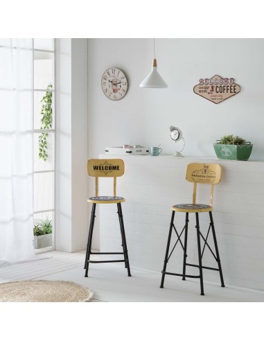 Reloj vintage de pared en madera