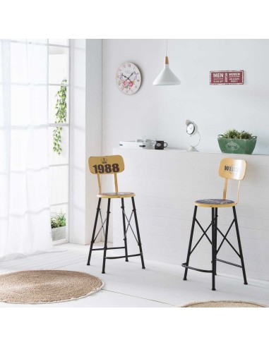 Reloj vintage floral de pared