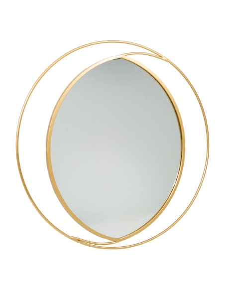 Espejo de pared minimalista dorado Espejo de pared minimalista dorado