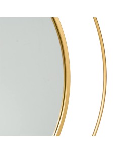 Espejo de pared minimalista dorado 2
