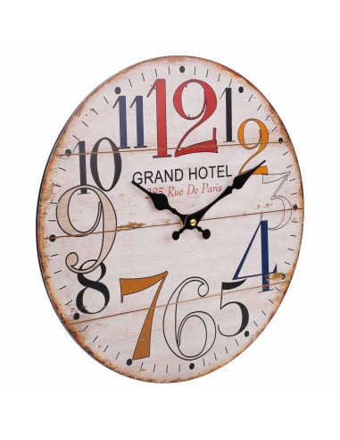 Reloj de pared madera Grand Hotel