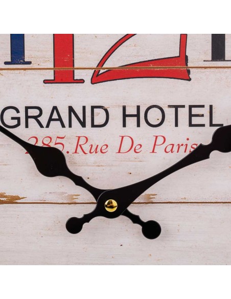 Reloj de pared madera Grand Hotel