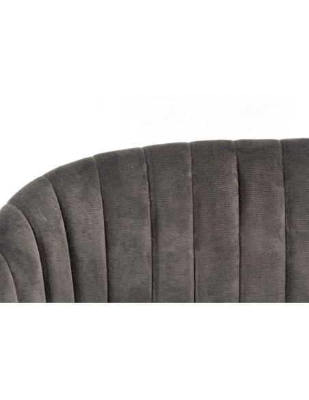 Silla Queen Velvet gris osc