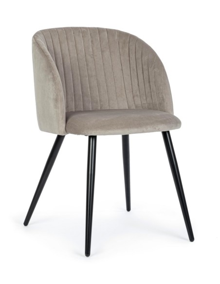 Silla Queen Velvet Visón