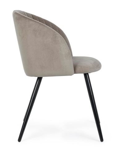 Silla Queen Velvet Visón