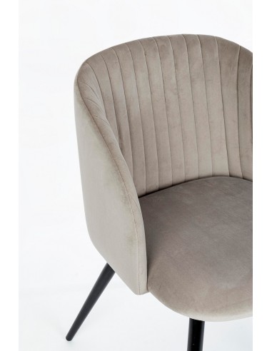 Silla Queen Velvet Visón