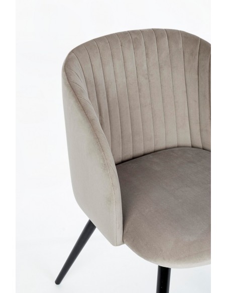 Silla Queen Velvet Visón