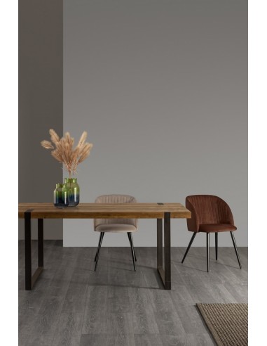 Silla Queen Velvet Visón