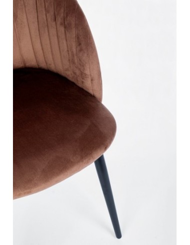 Silla Queen Velvet Rojizo