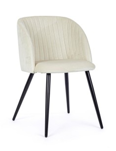Silla Queen Velvet Blanco