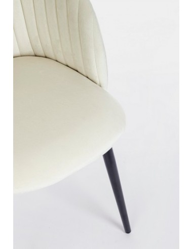 Silla Queen Velvet Blanco