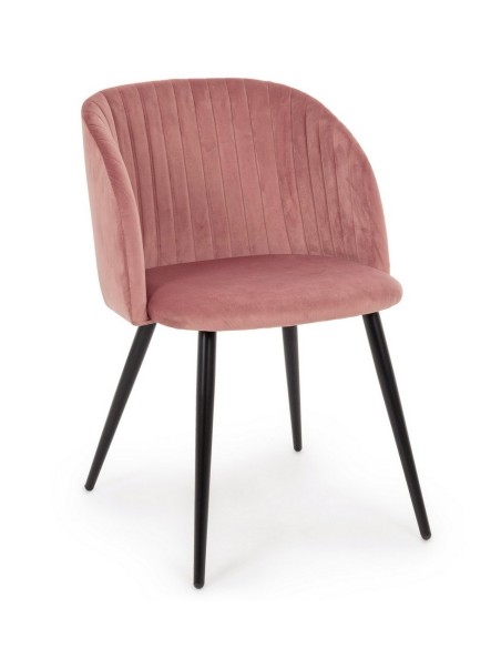 Silla Queen Velvet Rosa