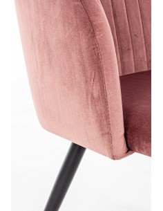 Silla Queen Velvet Rosa 2
