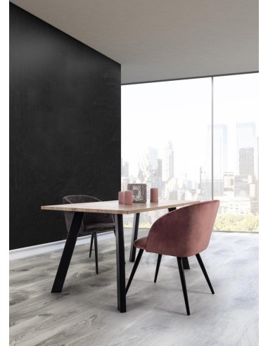 Silla Queen Velvet Rosa