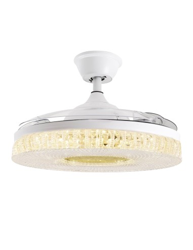 Ventilador de techo Ethereal blanco aspas...