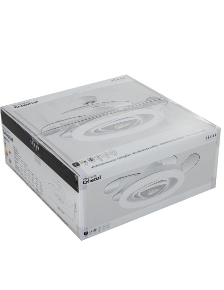 Ventilador de techo Enchanted blanco aspas retráctiles