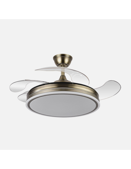 Ventilador de techo bayomo cuero