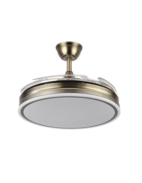 Ventilador de techo bayomo cuero