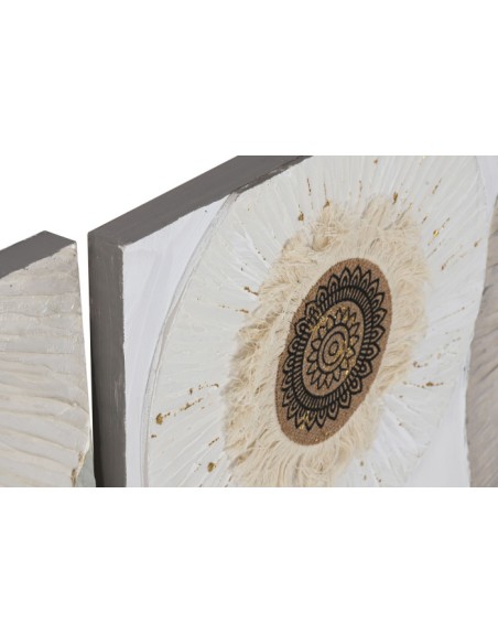 Cuadro lienzo círculos 2 surt.