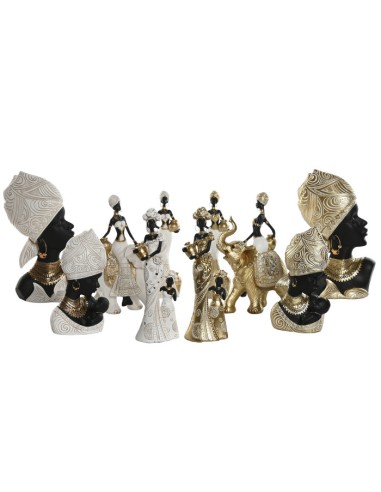Figura de resina Africanas con tinajas