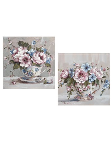 Cuadros de Tazas con Flores