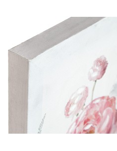 Cuadro con diseño de flores sobre lienzo 2