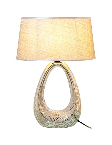 Lampara de mesa Plateada de diseño