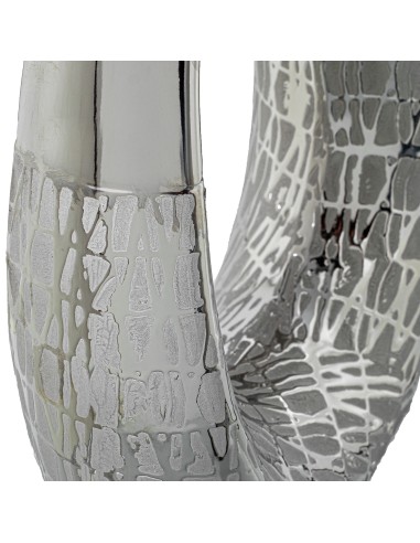 Lampara de mesa Plateada de diseño