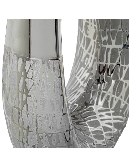 Lampara de mesa Plateada de diseño