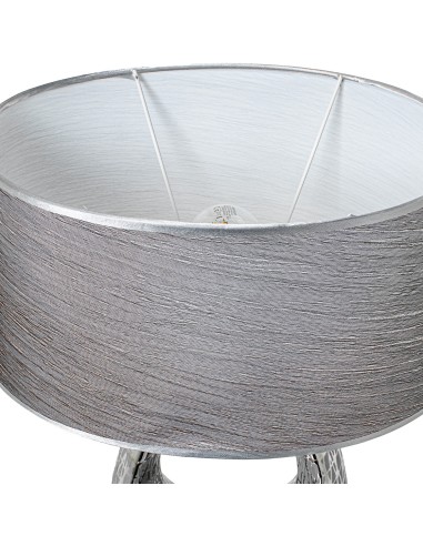 Lampara de mesa Plateada de diseño