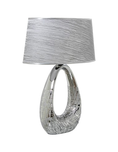 Lampara de mesa Plateada de diseño