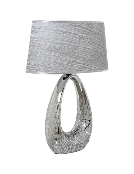 Lampara de mesa Plateada de diseño