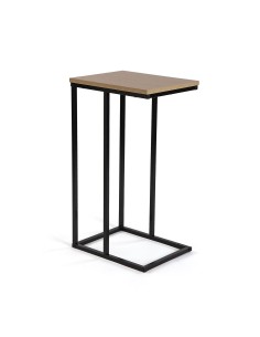 Mesa auxiliar metal y madera