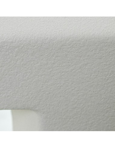 Jarrón rectángulo con agujero cerámica crema