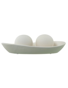 Bola de cerámica en color crema 2