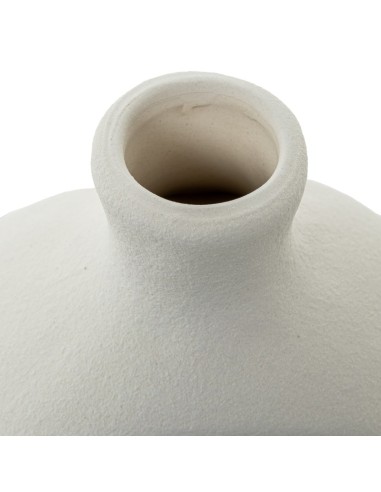 Jarrón asimétrico con agujero de cerámica color...