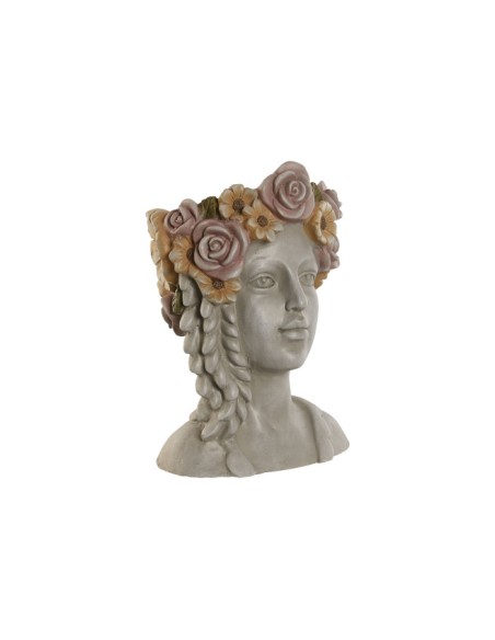 Macetero chica corona de flores magnesia Macetero chica corona de flores magnesia