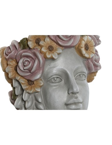 Macetero chica corona de flores magnesia