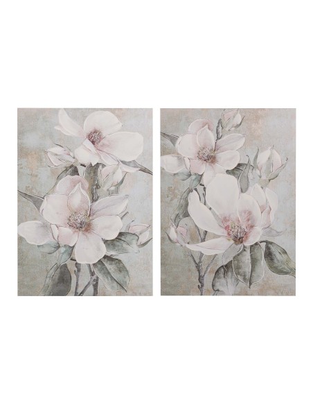 Lienzo de flores pintado a mano 50x3x70cm