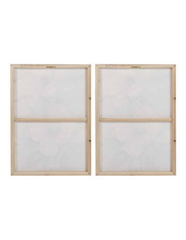 Lienzo de flores pintado a mano 50x3x70cm