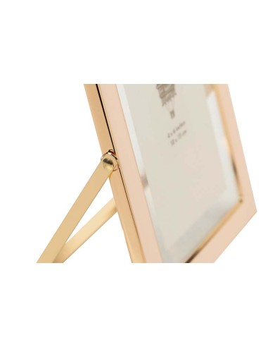 Portafotos metálico rosa