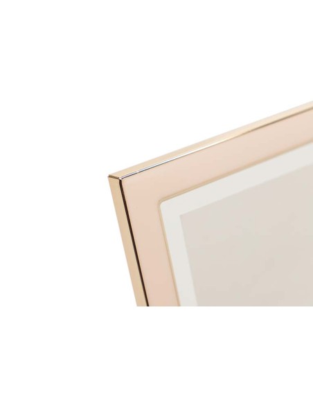 Portafotos metal rosa grande