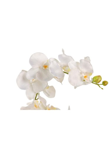 Orquídea blanca de poliéster