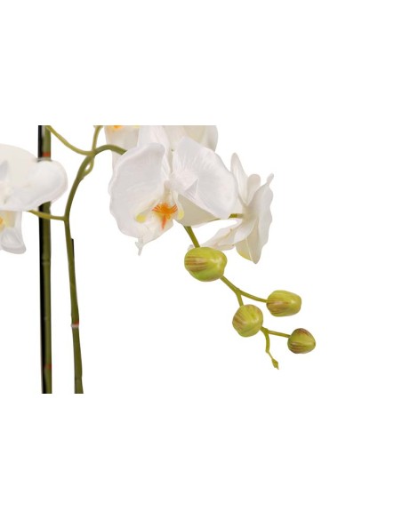 Orquídea blanca de poliéster
