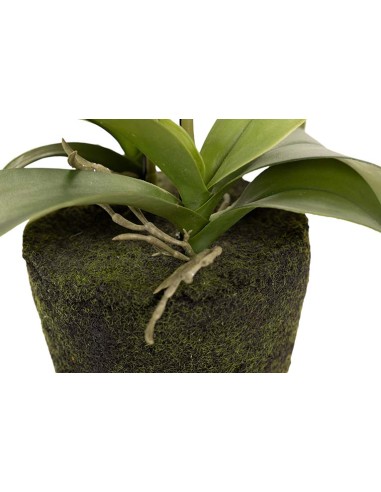 Orquídea blanca de poliéster