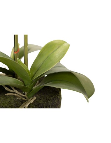 Orquídea blanca de poliéster