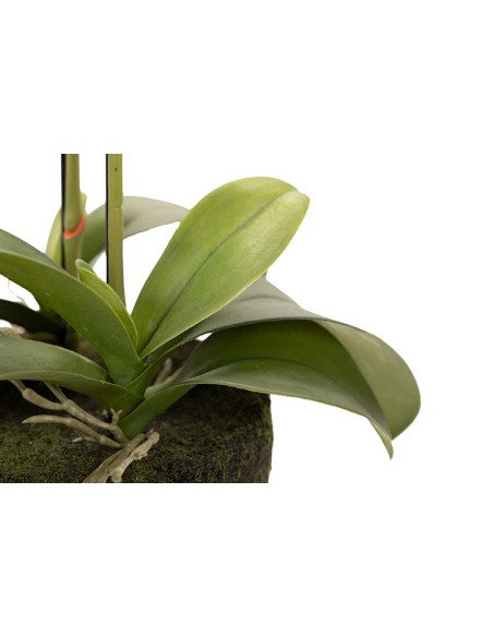 Orquídea blanca de poliéster