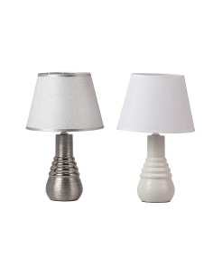 Lámpara sobremesa blanco o plata