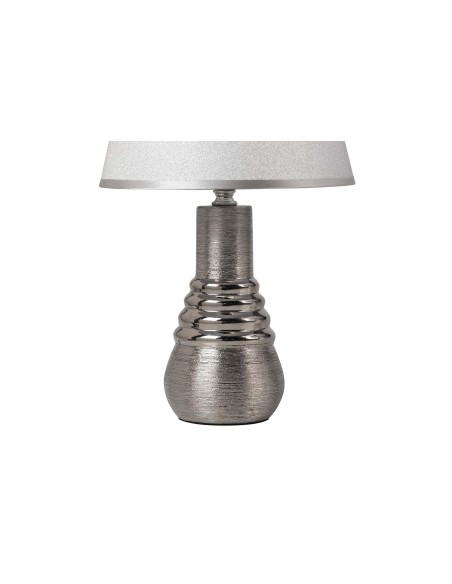 Lámpara sobremesa blanco o plata