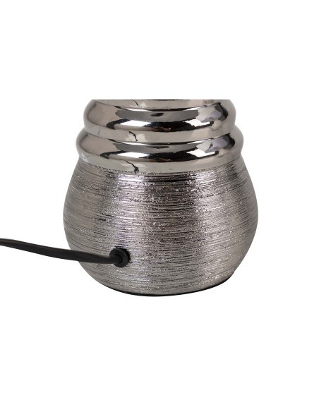 Lámpara sobremesa blanco o plata